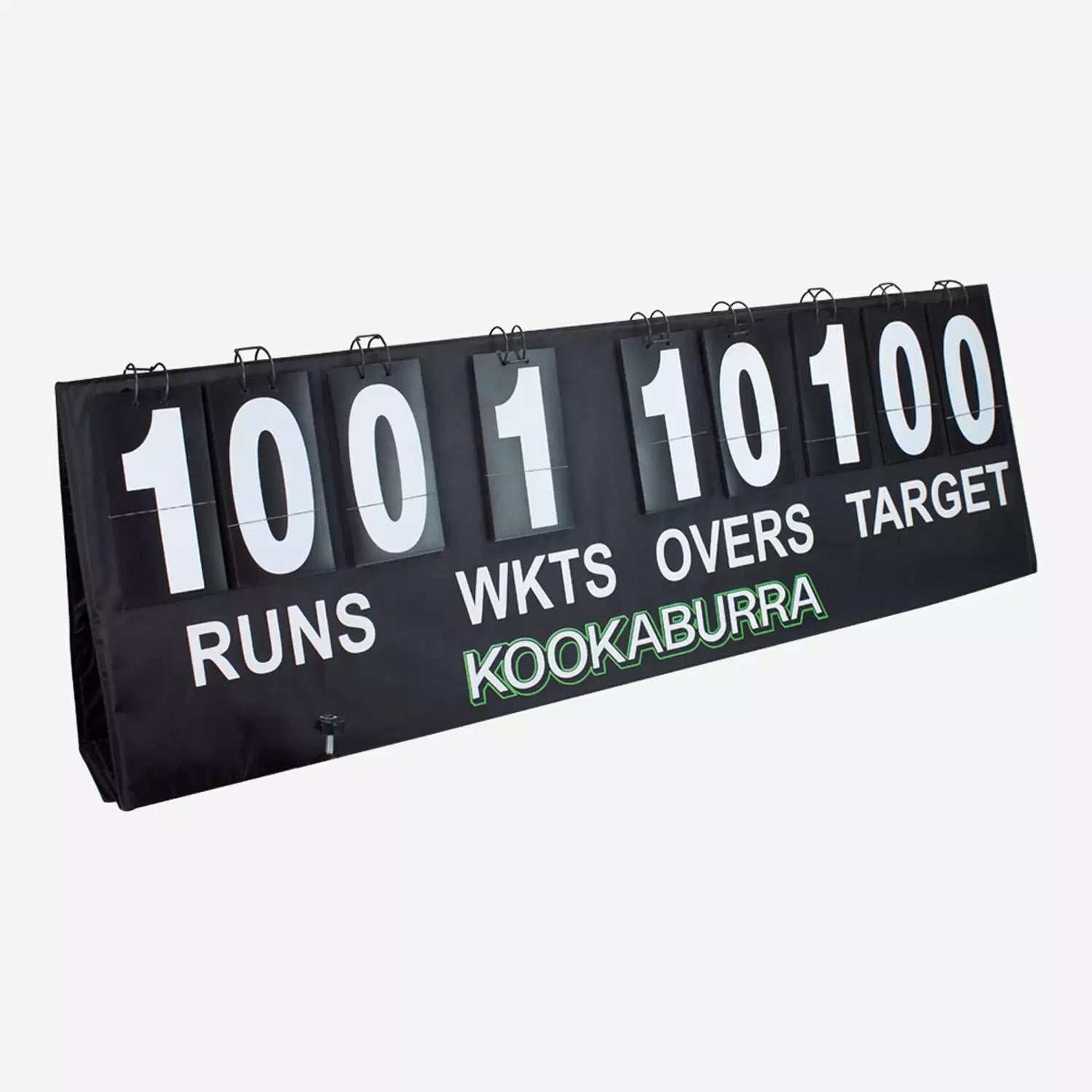 Kookaburra portable cricket scoreboard large runs wickets overs target display