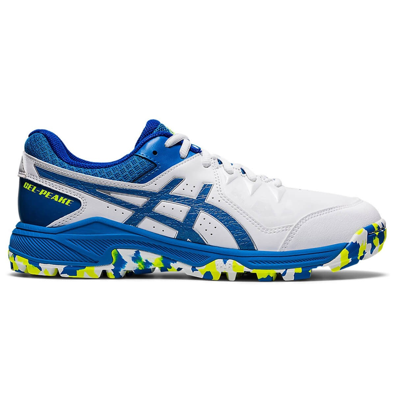 ASICS Gel Peake Men s Cricket Shoes White Directoire Blue