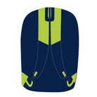 VCAI Over 40’s navy backpack with lime green rear detailing